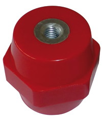 HP-ECO Insulators, M8 red 30 mm